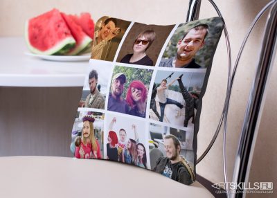 Подушка «Instasleep» с вашими фотографиями