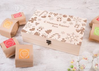 Чайный набор «Новогодние узоры»